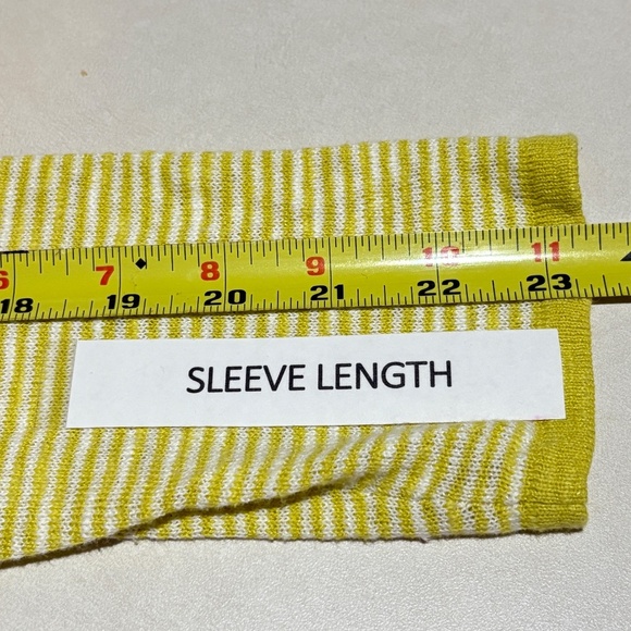 Eileen Fisher Linen/Cotton Long Sleeve Knit Top Sz PM Breathable Beach Coastal - Picture 8 of 12